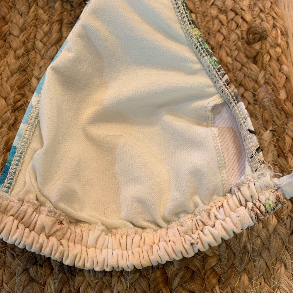 Hobie Bikini Swim Suit Bathing Woody Surf Beach Sand Ocean Palm Tree 2 Piece - Picture 9 of 16